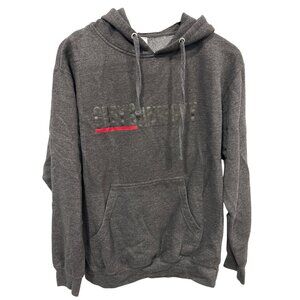 Winning Team Greys Anatomy Pullover Hoodie Sweatshirt Womens M Charcoal Relaxed